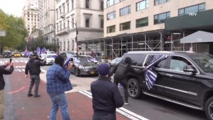 Trump Supporters And Counterprotesters Clash During A Demonstration In Nyc