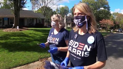 Democrats Make Cautious Return To In Person Organizing In The Final Stretch Of 2020