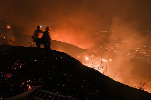 More Than 100,000 Flee Southern California Wildfires Under Evacuation Orders