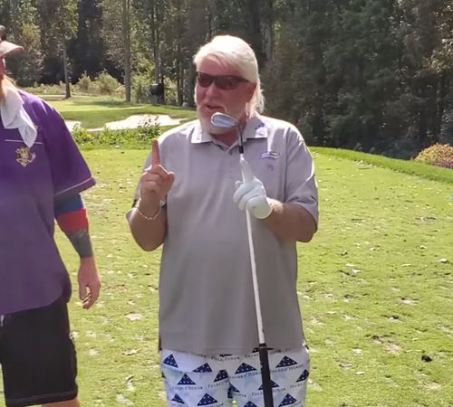 A Barefooted John Daly Drained A Hole In One At A Charity Golf Tournament, Because Of Course He Did