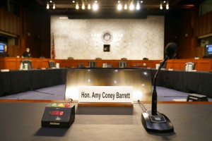 The Latest: Barrett Supreme Court Confirmation Hearing Opens