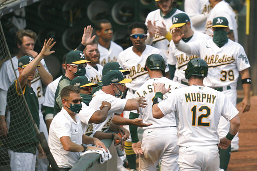 Pinder Delivers Timely Hit, A’s Advance In Playoffs At Last