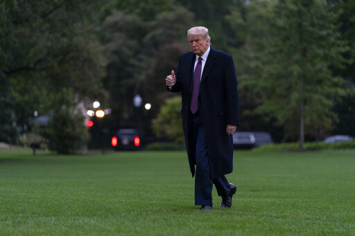 The Latest: Wh Doctor Says Trump Will Continue With Duties