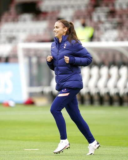 Alex Morgan Leaving Tea Cup Celebrations To Spurs Teammates