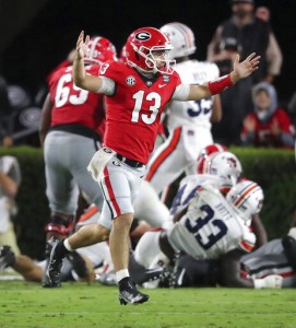 Stetson Bennett, No. 4 Georgia Romp Past No. 7 Auburn 27 6