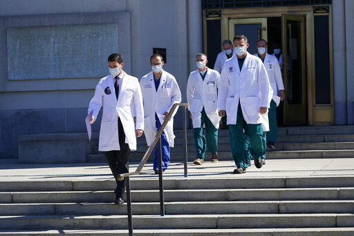 The Latest: Doctor Giving Trump Health Update Sunday Morning