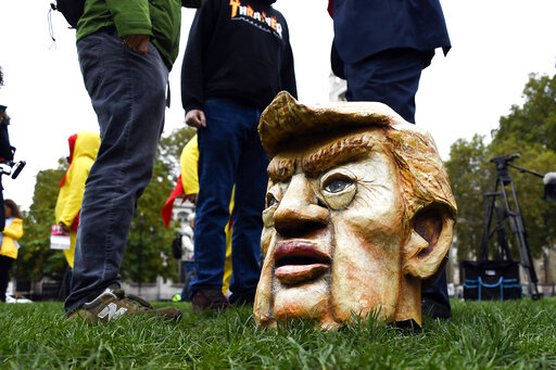 Uk Us Trade Pact Opposed With Trump, Cows And Pigs As Props