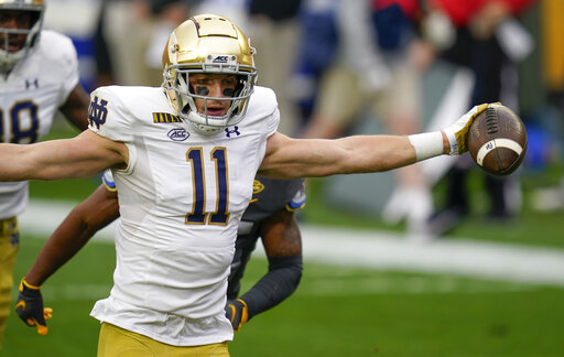 No. 3 Notre Dame Rides Big Plays To 45 3 Win Over Pitt