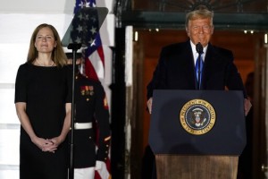 The Latest: Barrett Takes 1st Oath To Join Supreme Court