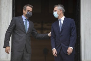 Greek Premier Meets With Nato Chief Over Tension With Turkey