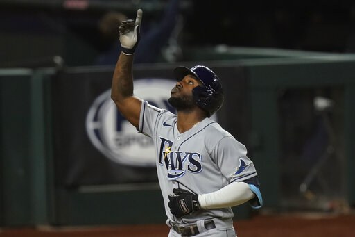 The Latest: Arozarena Strikes Again, Gives Rays 1 0 Lead