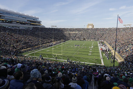 No. 5 Notre Dame Basks In Its Unusual Home ‘crowd’