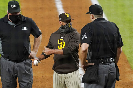 Padres Manager Tingler Ejected From Nlds Game 1 Vs La