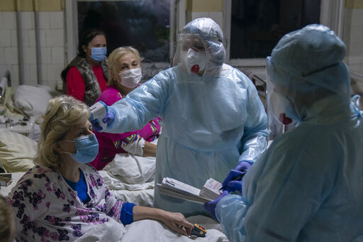 A Virus Surge In Ukraine Puts Hospitals Under Strain Again
