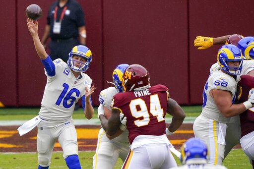 Smith Returns As Goff Led Rams Beat Washington To Get To 4 1