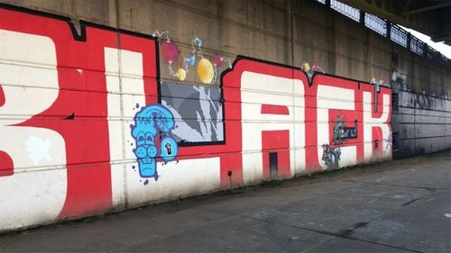 Blm Mural Being Repaired As Future Plans In Works