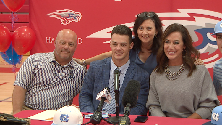 Watch: Hammond’s Reece Holbrook Signs With Unc Baseball
