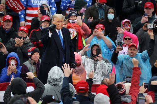 Trump Supporters At Rallies Continue To Get Stranded In Chilly Temperatures