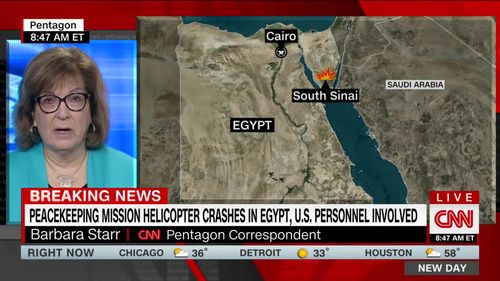 7 Killed, Including 5 Americans, In Helicopter Crash Involving Peacekeeping Force In Egypt