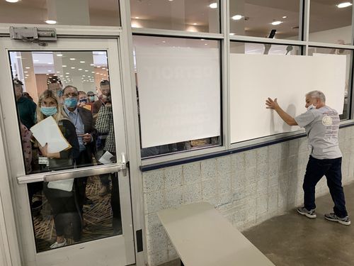 Right Wing Media Portrayed Window Covering At Ballot Center As Nefarious. Here’s What Really Happened