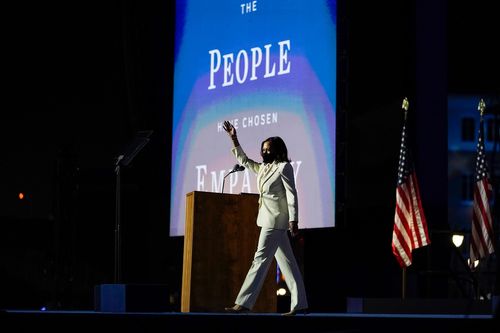Kamala Harris, As First Woman Elected Vp, Says She ‘won’t Be The Last’