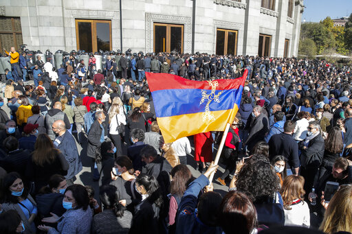 Thousands In Armenia Protest Nagorno Karabakh Truce Terms
