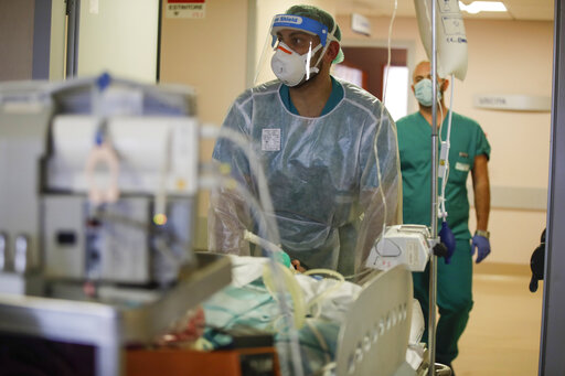Italian Hospitals Face Breaking Point In Fall Virus Surge