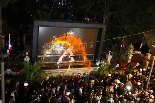 Thousands Protest Violence Marred Rally At Thai Parliament