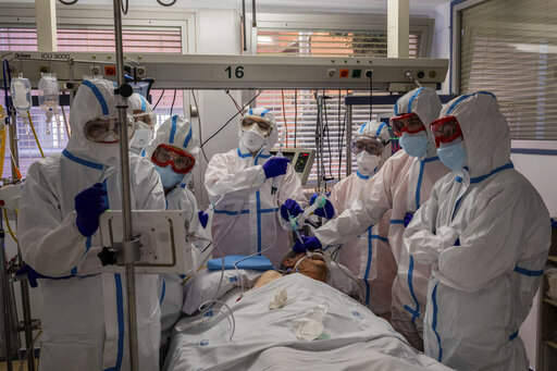 As Virus Spikes, Europe Runs Low On Icu Beds, Hospital Staff