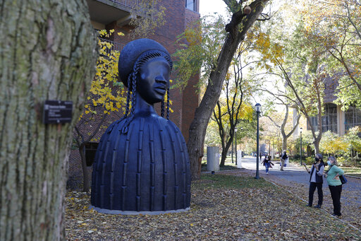 Massive Simone Leigh Sculpture Now Greets Penn Students