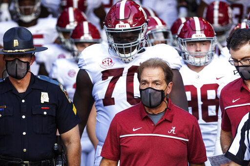 No. 1 Alabama Lsu, No. 5 Texas A&m Tennessee Postponed