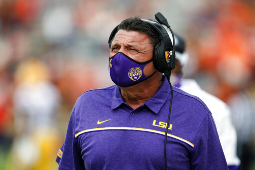 Orgeron: Lsu Has Covid Outbreak, Injured Qb Still Sidelined