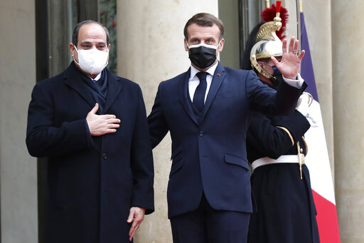 Egypt’s El Sissi, France’s Macron At Odds Over Human Rights