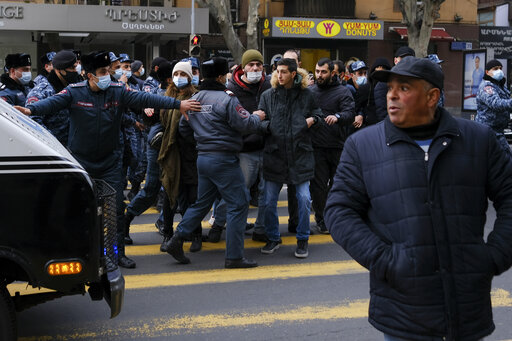 Protesters Block Traffic In Armenia Calling On Pm To Resign