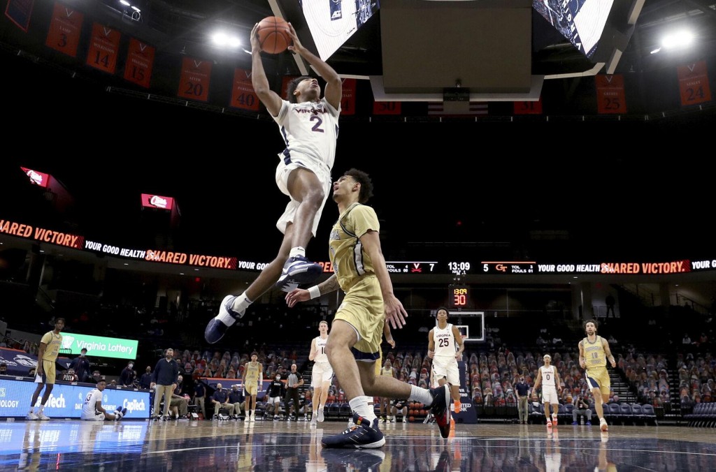 Hauser, Clark Lift No. 13 Virginia Past Georgia Tech, 64 62