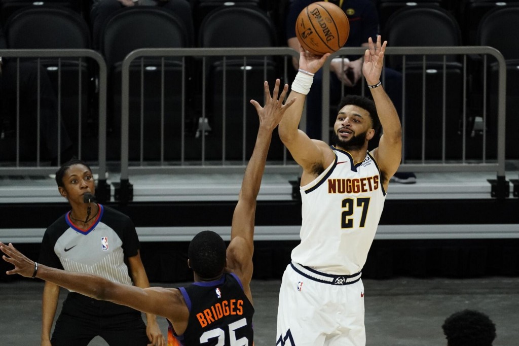 Jokic, Murray Push Nuggets To 120 112 Win Over Suns In 2 Ots