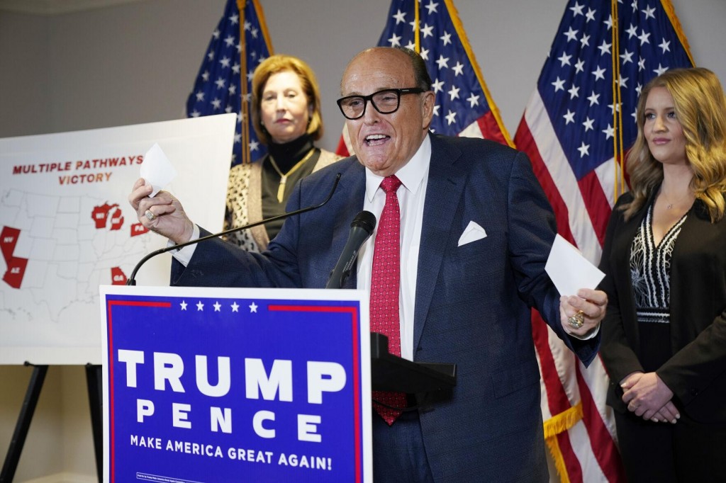 Dominion Voting Systems Sues Giuliani For $1.3 Billion In Damages Over Election Claims