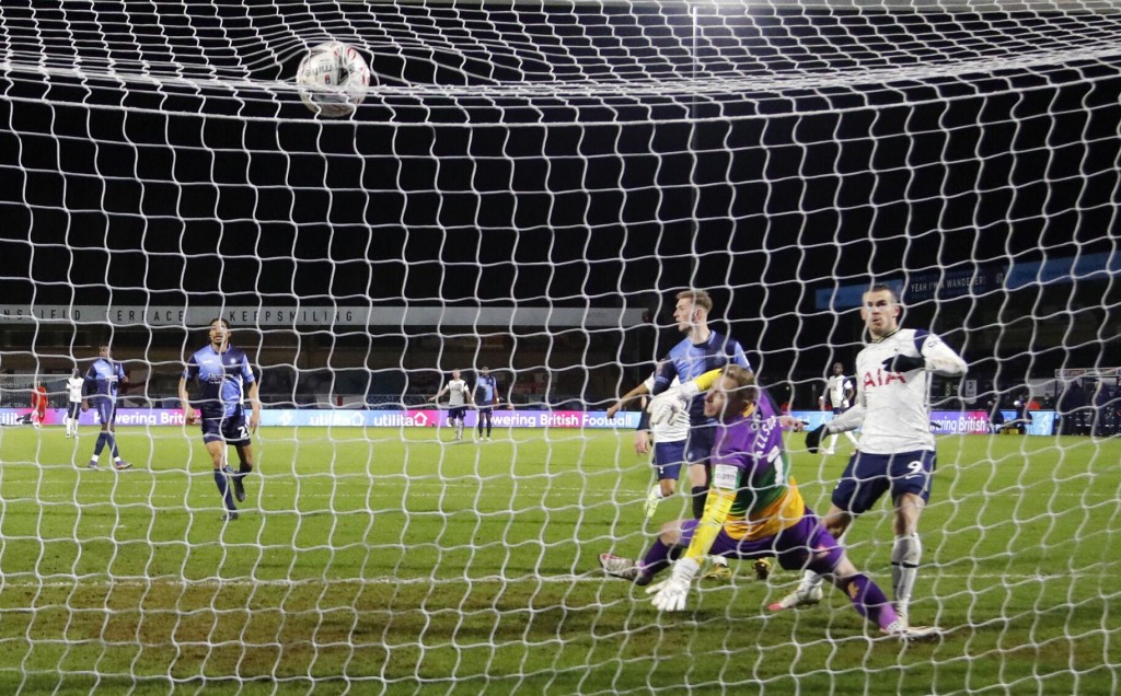 Bale Scores As Tottenham Recovers To Oust Wycombe In Fa Cup