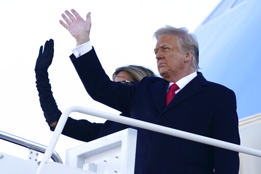 Ap Fact Check: Trump’s Fiction In His Goodbye To Washington