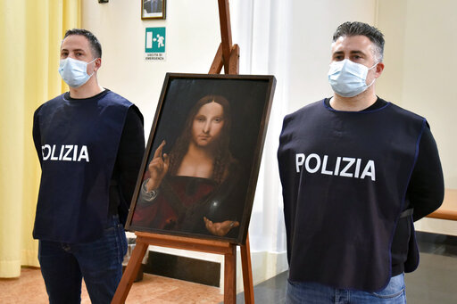 Italian Police Find Stolen Copy Of Leonardo ‘salvator Mundi’