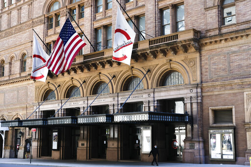 Pandemic Causes Carnegie Hall To Miss Season For 1st Time
