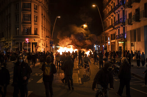 Spain: Dozens Arrested In Fresh Riots Over Rapper’s Jailing