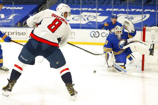 Ovechkin Matches Esposito With 717th Goal; Caps Rout Sabres