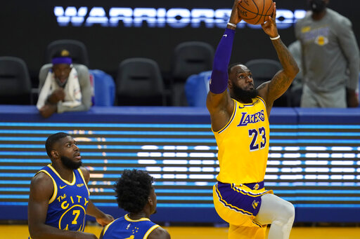 Lebron, Short Handed Lakers Beat Up On Warriors 128 97