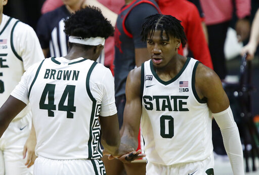 The Latest: Big Ten To Allow Fans For Basketball Tournaments