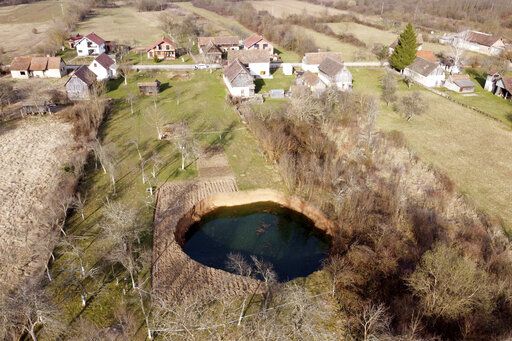 Quake Ravaged Part Of Croatia Sees Gaping Sinkholes Emerge