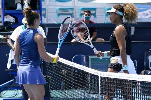 Osaka’s 23 Match Win Streak Ends Against Sakkari In Miami