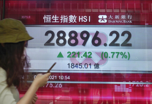 Asian Shares Mostly Higher; Tokyo Slips As Virus Cases Surge
