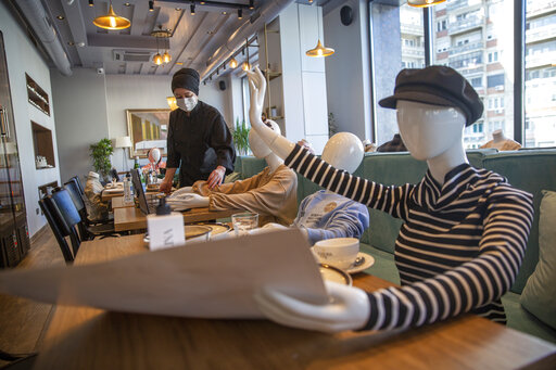 Kosovo’s Mannequin Protest Against Virus Restrictions