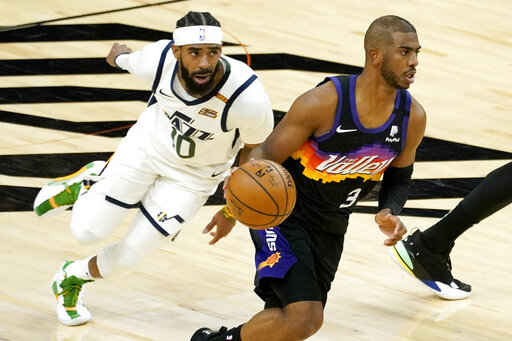 Booker, Paul Lead Suns To 117 113 Ot Win Over Jazz
